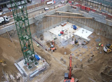 Croydon - Secant Wall and Bearing Piles