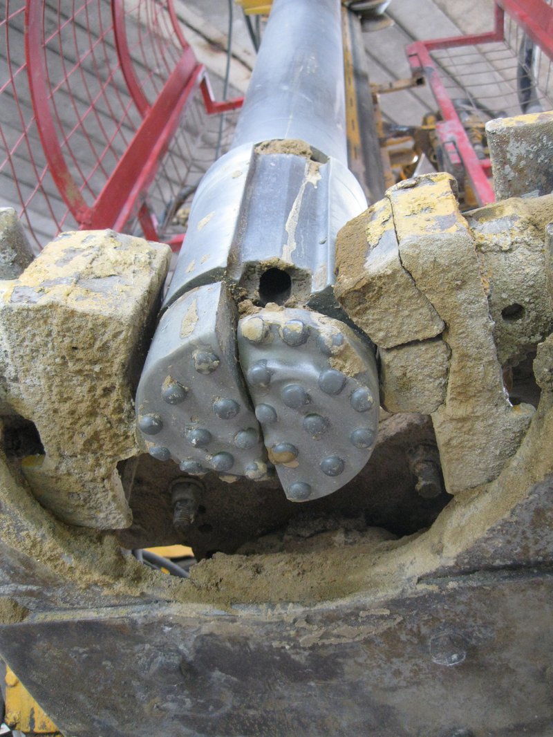 A64 Bridge Foundation Strengthening - DTHH Drill Bit