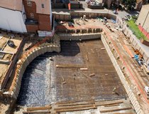 Portsmouth - Overview of Secant Pile Wall