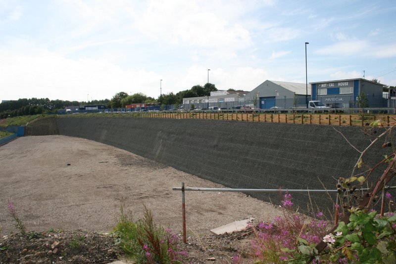 Fisher Street - Finished Soil Nail Wall.jpg